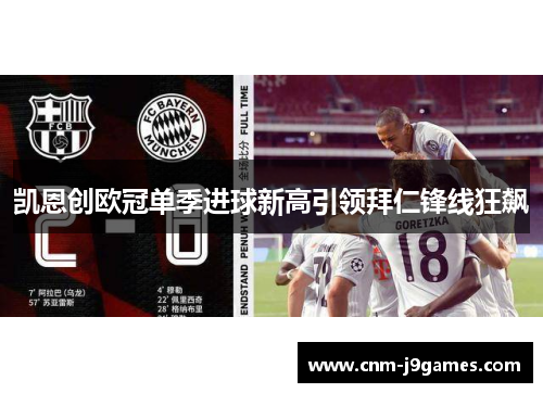凯恩创欧冠单季进球新高引领拜仁锋线狂飙